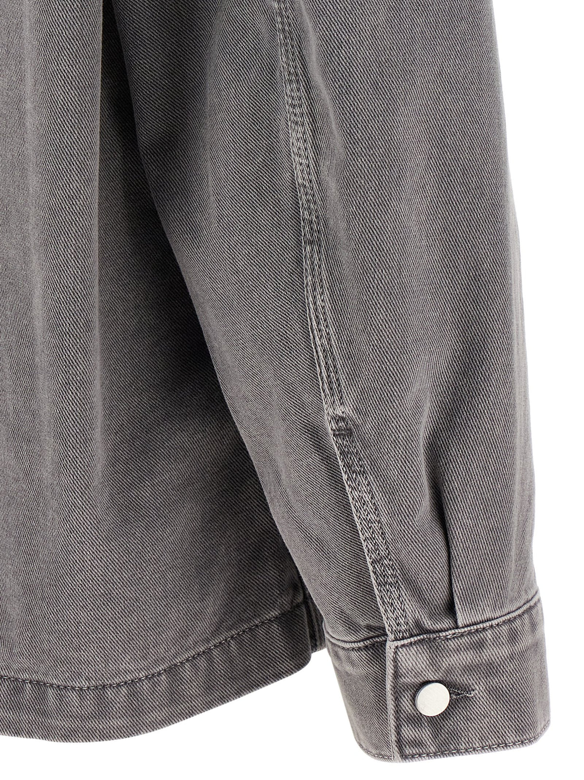 Lemaire Graue Baumwollbluse
