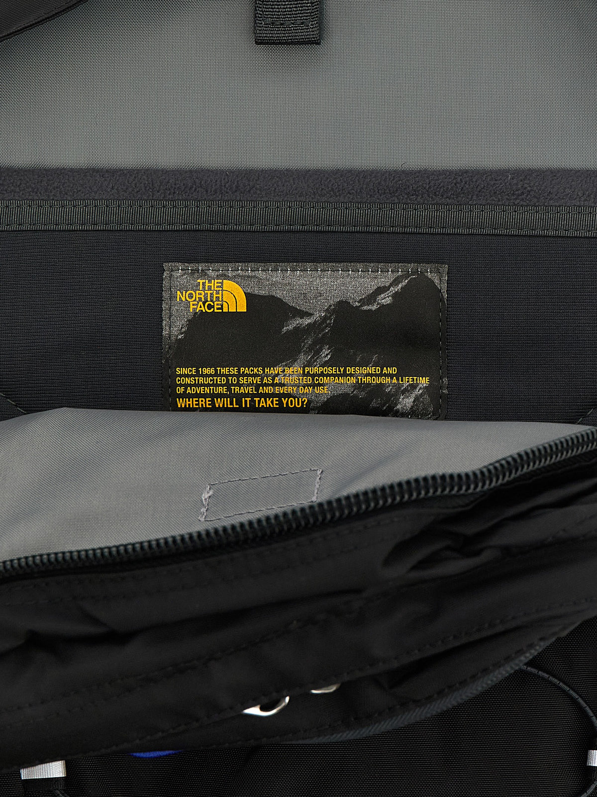 The North Face Schwarzer Nylon-Rucksack