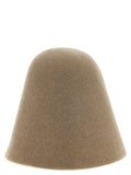 Jacquemus Beige Merinowollmütze