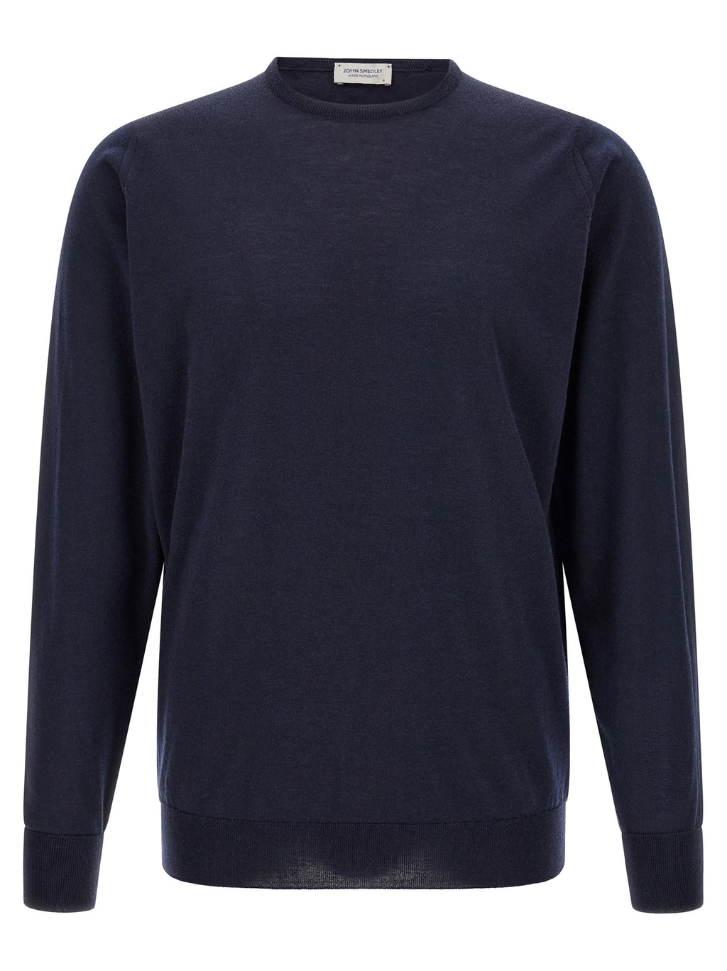 JOHN SMEDLEY Blauer Cardigan aus Merinowolle