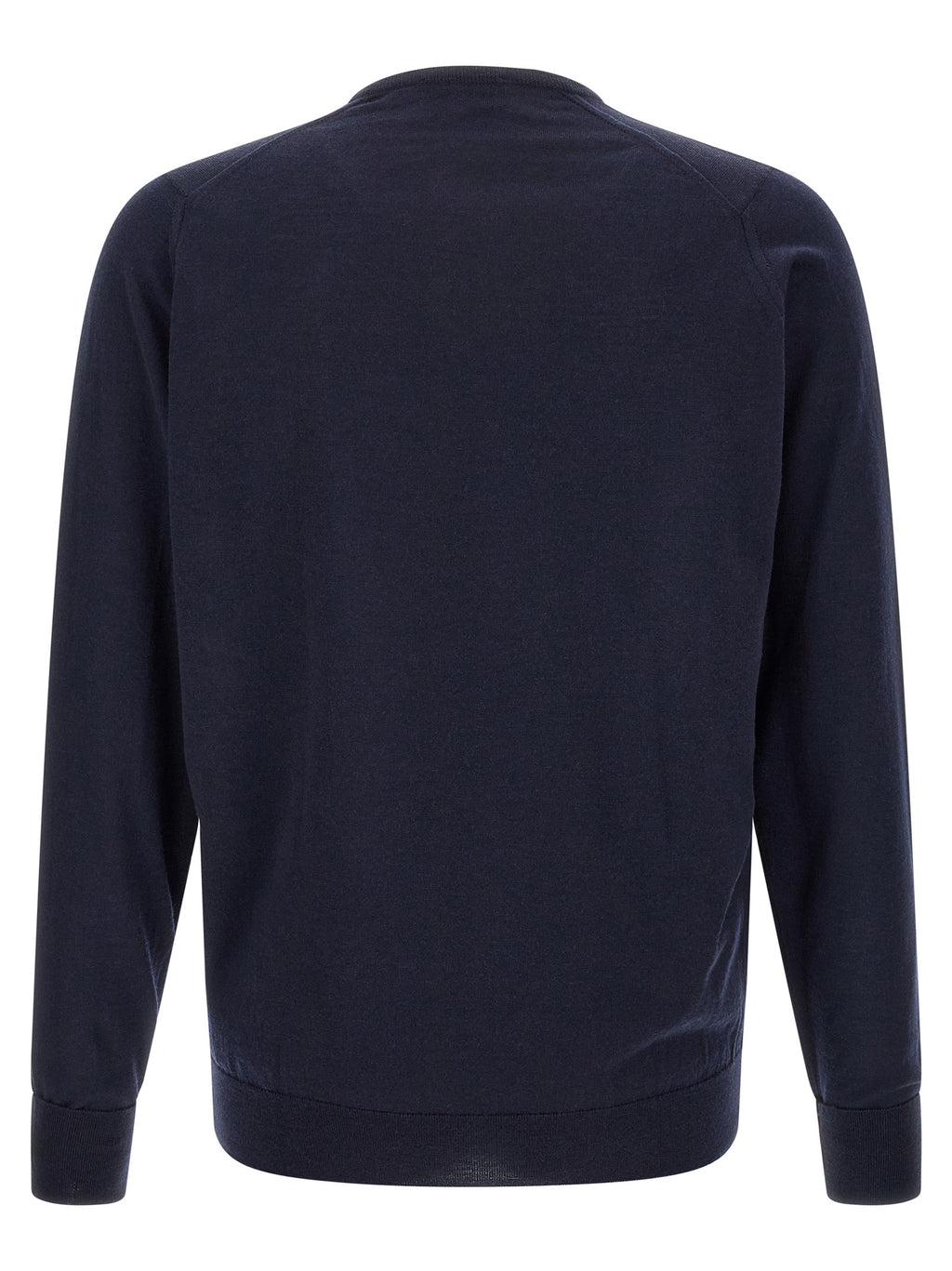 JOHN SMEDLEY Blauer Cardigan aus Merinowolle