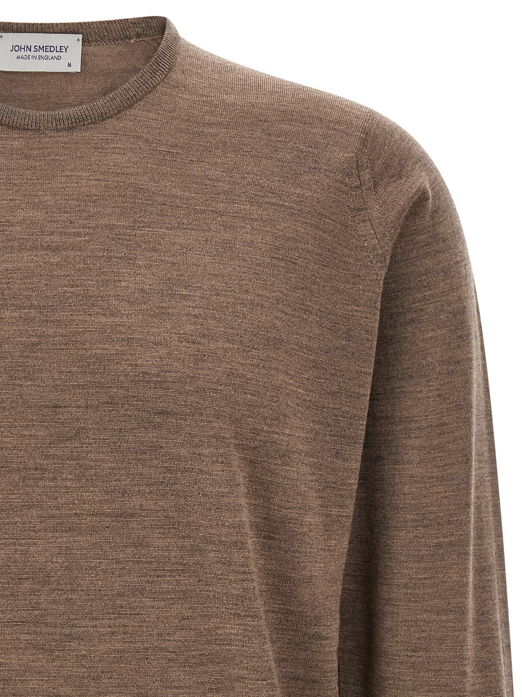 JOHN SMEDLEY Beiger Merino-Wollcardigan