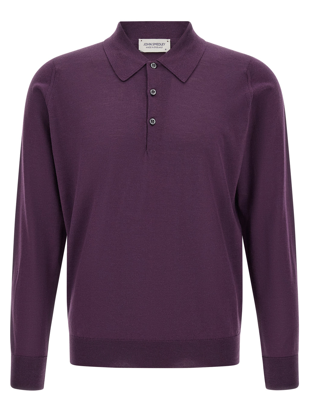 JOHN SMEDLEY Lila Merinowoll-Poloshirt