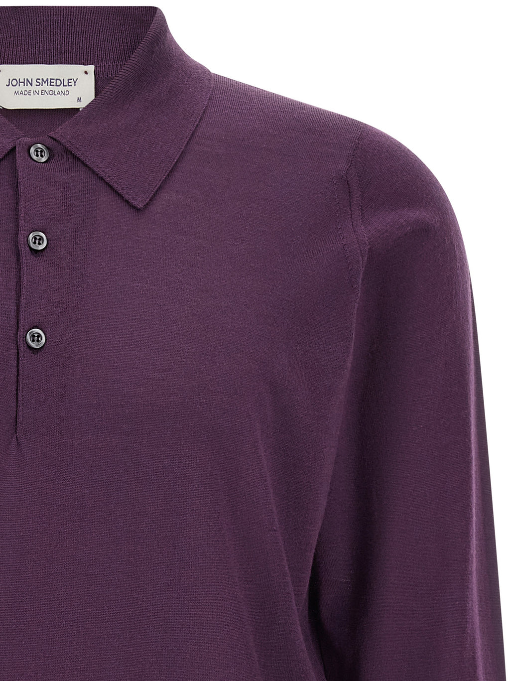 JOHN SMEDLEY Lila Merinowoll-Poloshirt