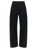 Brunello Cucinelli Schwarze Jeans aus Baumwolle mit geradem Bein