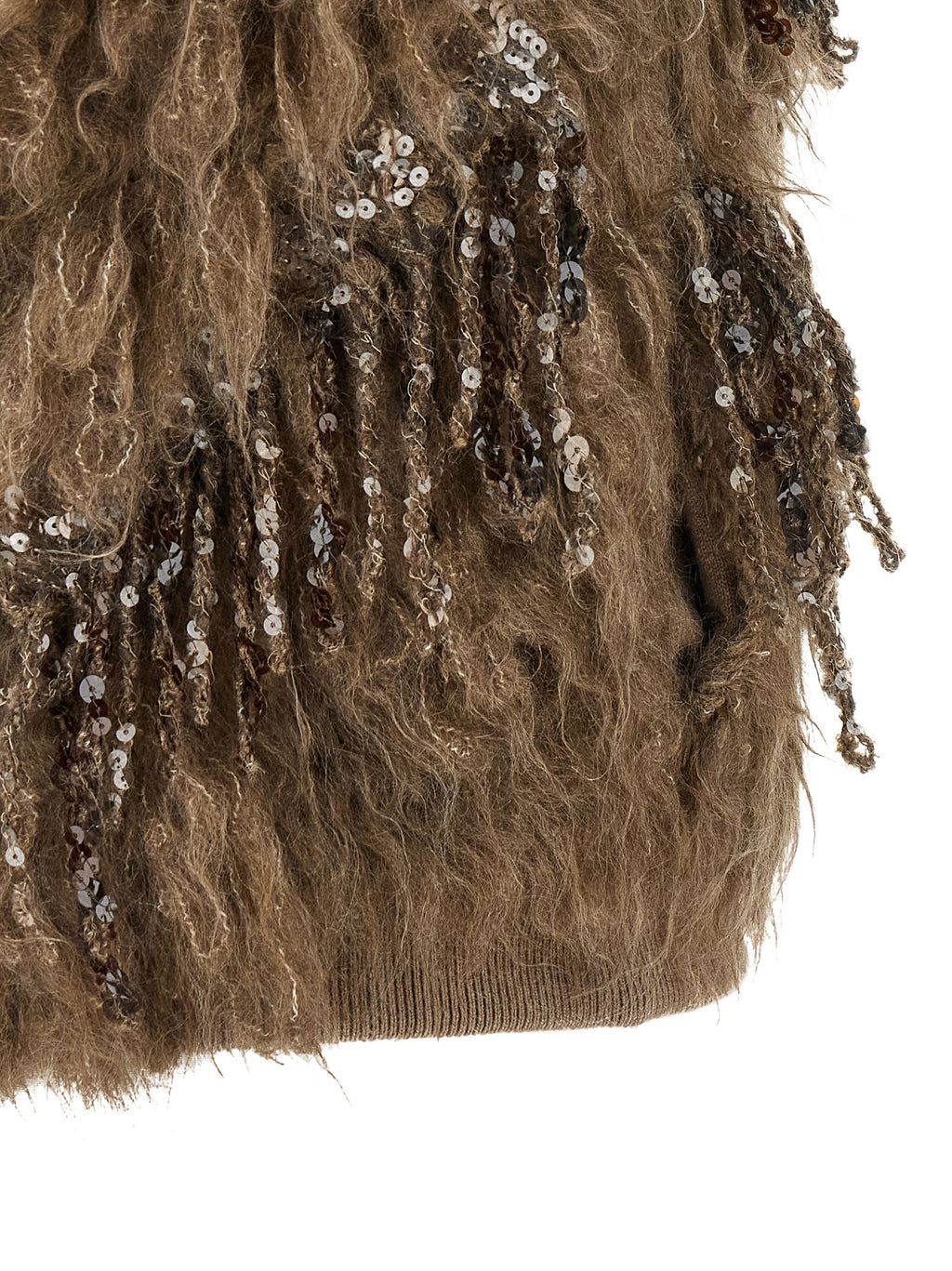 Brunello Cucinelli Brauner Woll-Westen
