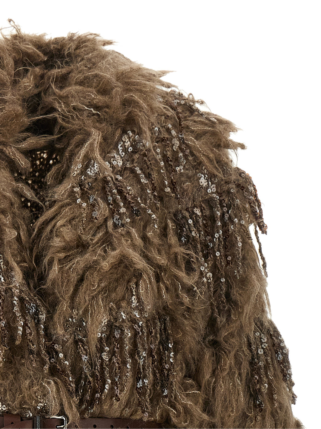 Brunello Cucinelli Brauner Wollmantel