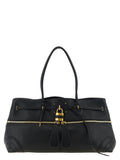 Chloé Schwarze Lammleder-Schultertasche
