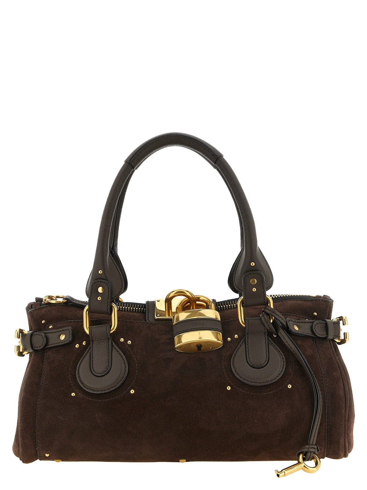 Chloé Braunes Kalbsleder Damen Crossbody Tasche