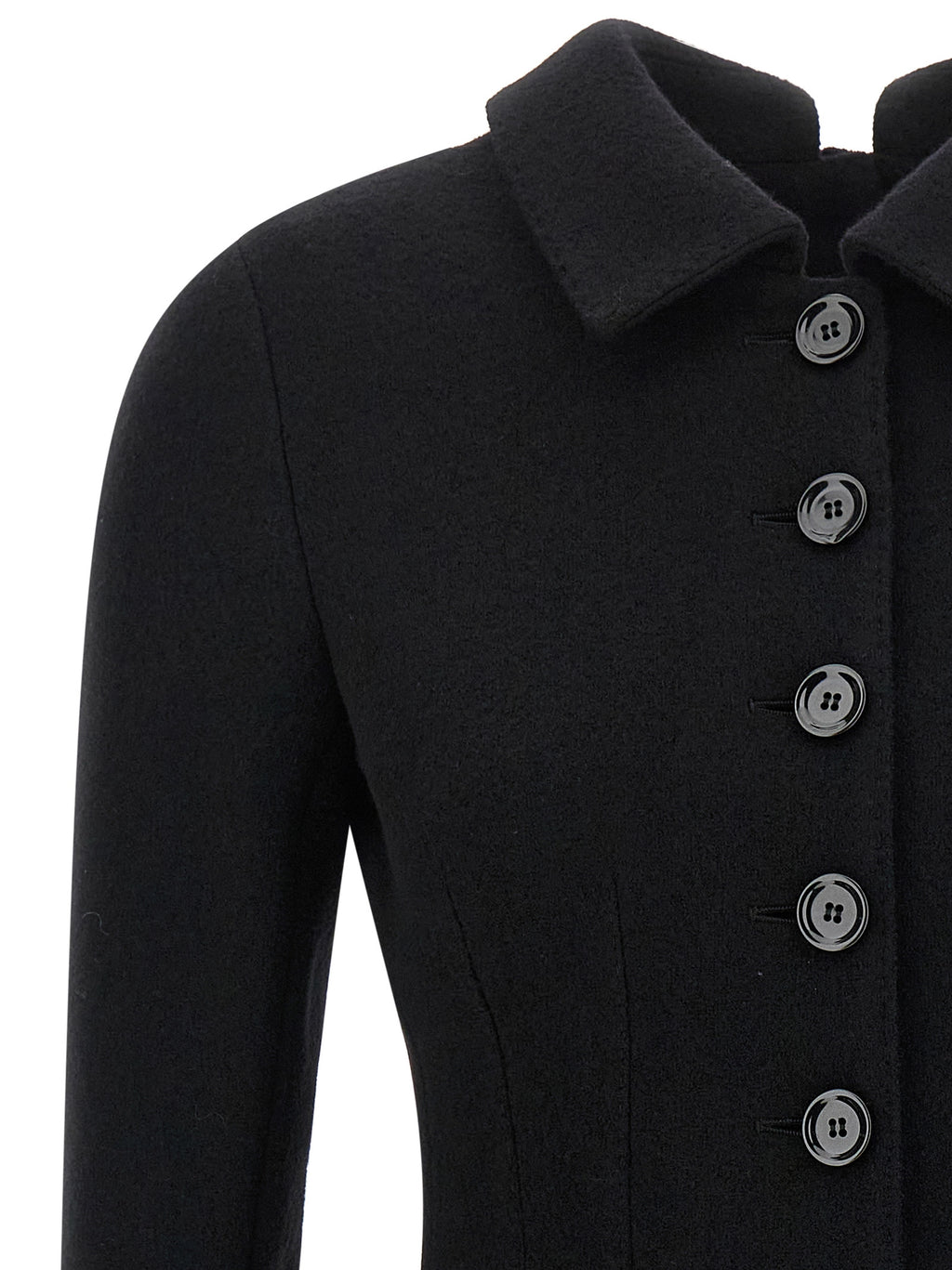 Dolce & Gabbana Schwarzer Blazer aus reiner Schurwolle