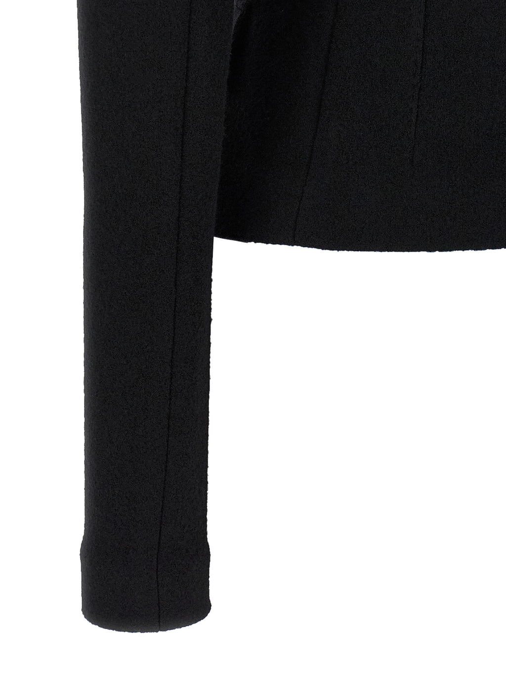 Dolce & Gabbana Schwarzer Blazer aus reiner Schurwolle