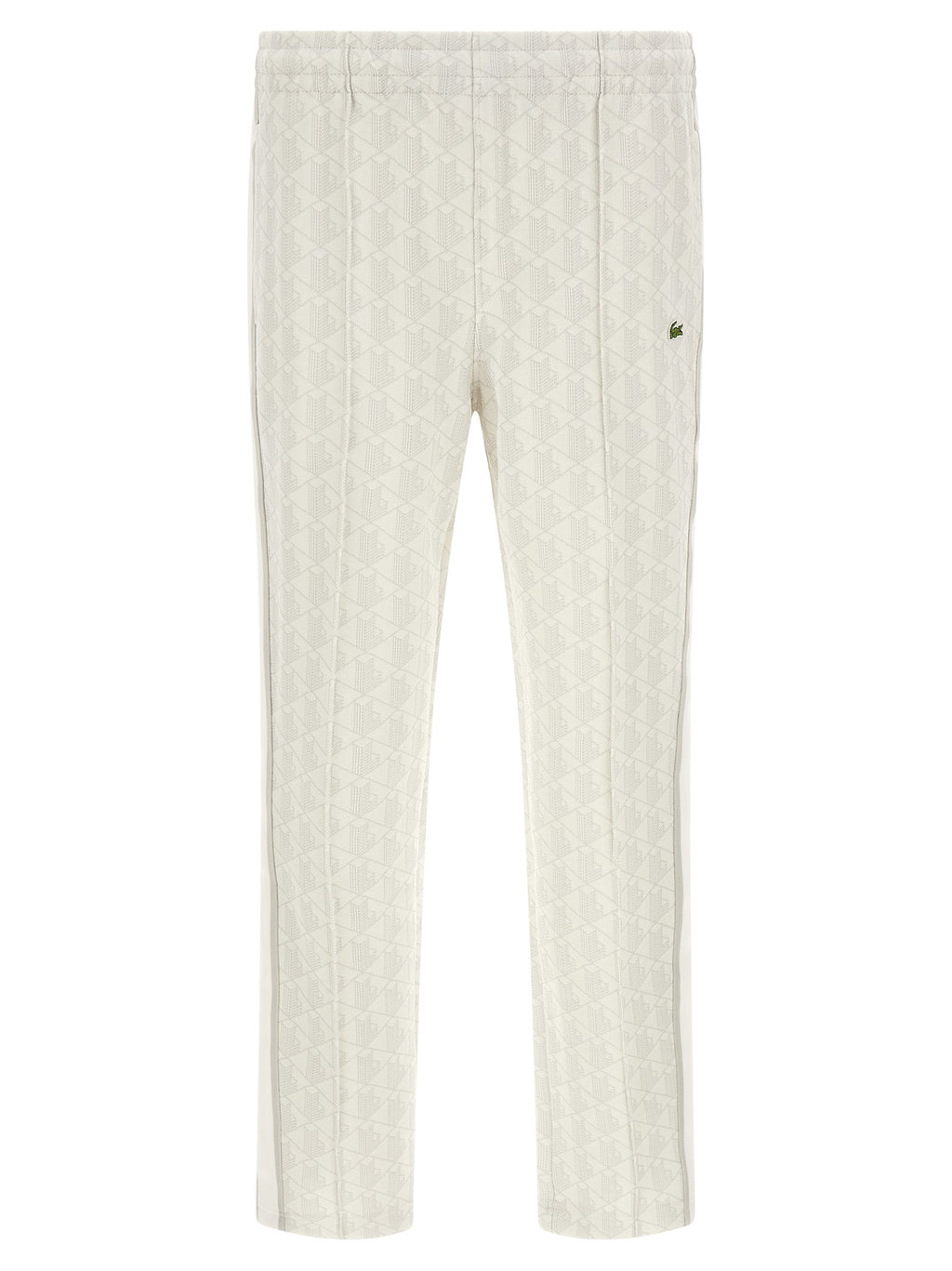 Lacoste Weiße Polyester-Jogginghose (Trainingshose)