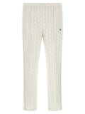 Lacoste Weiße Polyester-Jogginghose (Trainingshose)