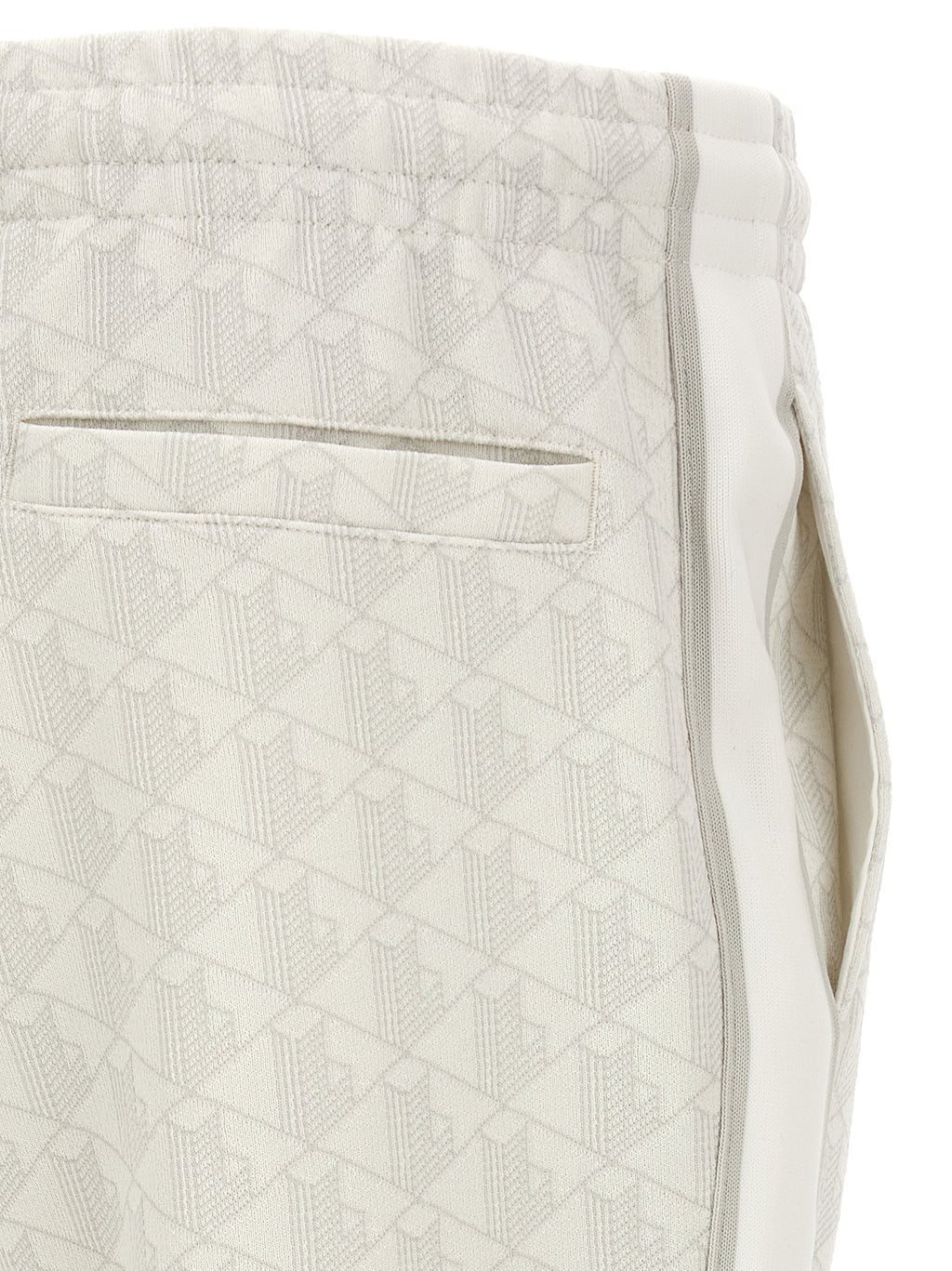 Lacoste Weiße Polyester-Jogginghose (Trainingshose)