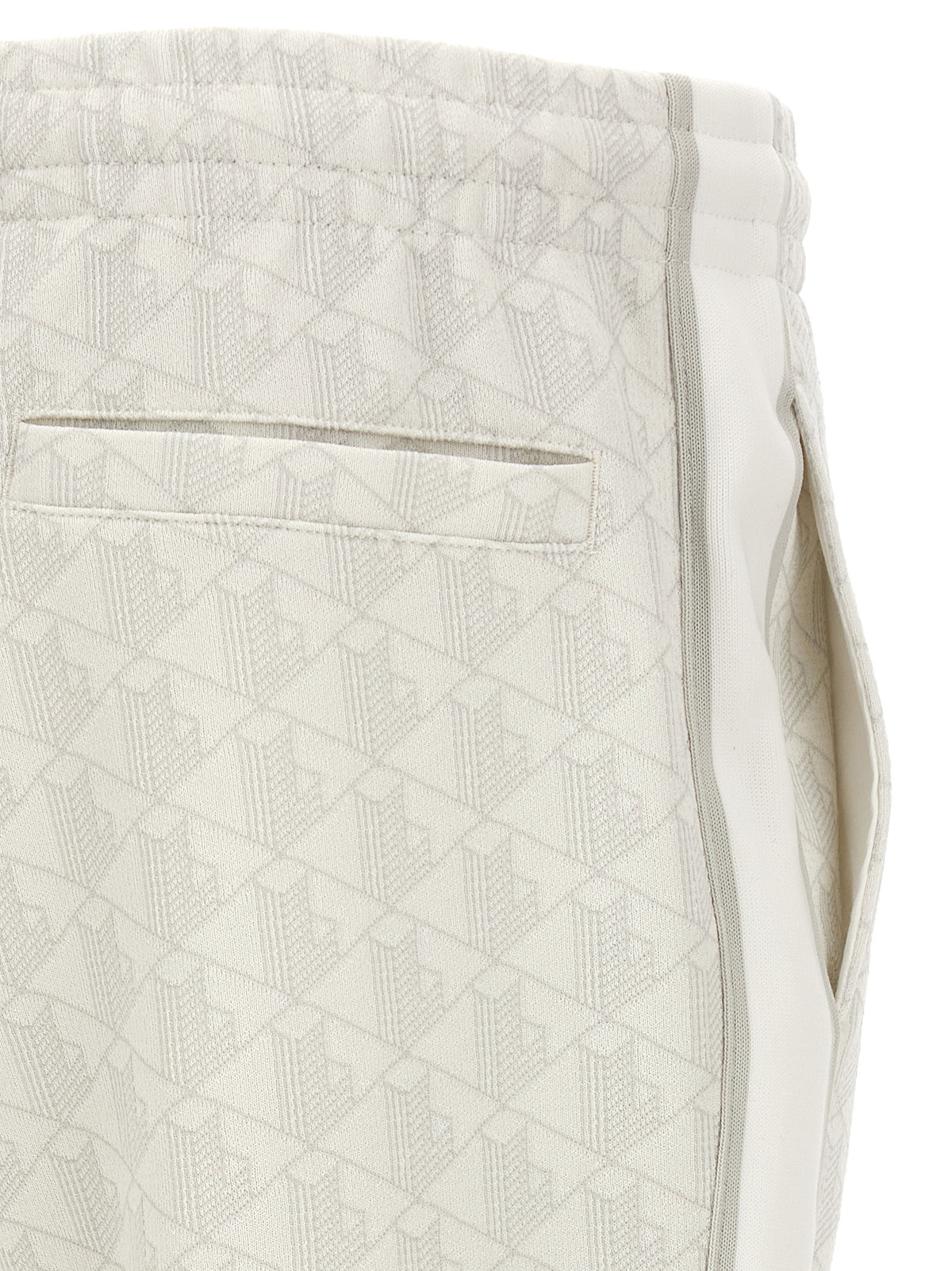 Lacoste Weiße Polyester-Jogginghose (Trainingshose)