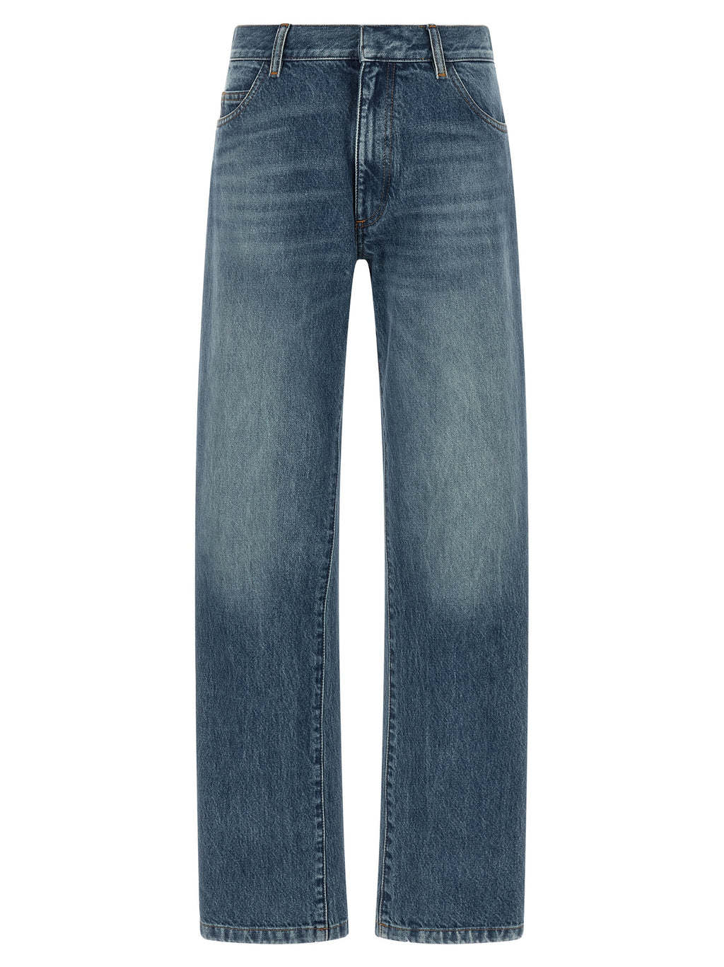 MM6 Maison Margiela Blaue Jeans aus Baumwolle im geraden Schnitt