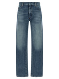 MM6 Maison Margiela Blaue Jeans aus Baumwolle im geraden Schnitt