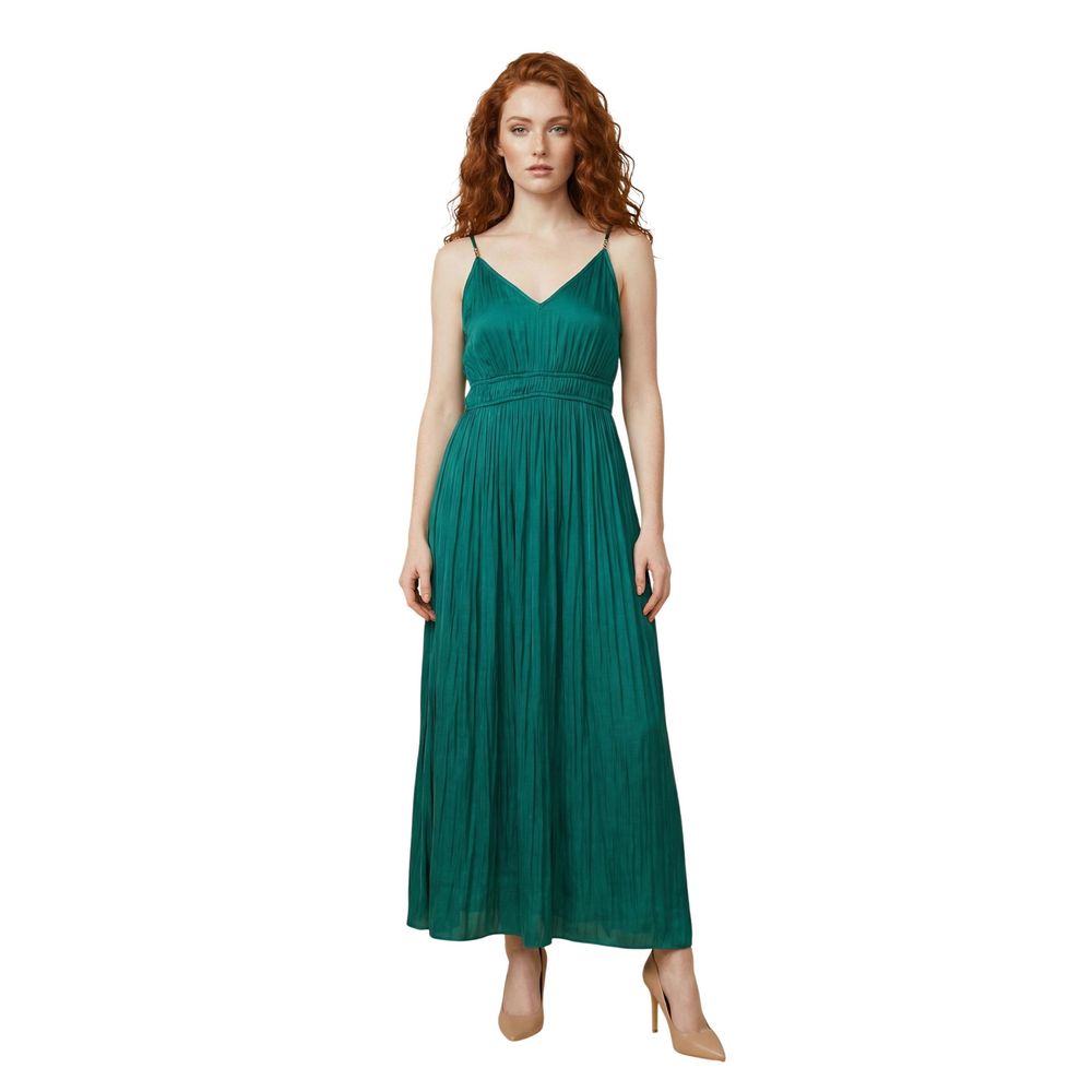 Morgan De Toi Zweifarbige Polyester-Maxikleid