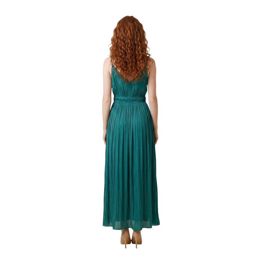 Morgan De Toi Zweifarbige Polyester-Maxikleid
