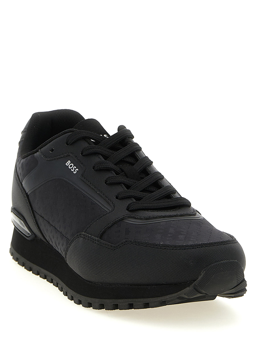 Hugo Boss Schwarze Sneaker aus Polyester für sportliche Looks
