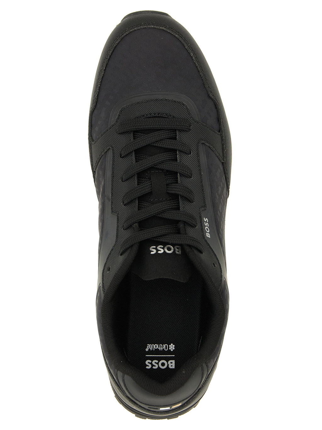 Hugo Boss Schwarze Sneaker aus Polyester für sportliche Looks
