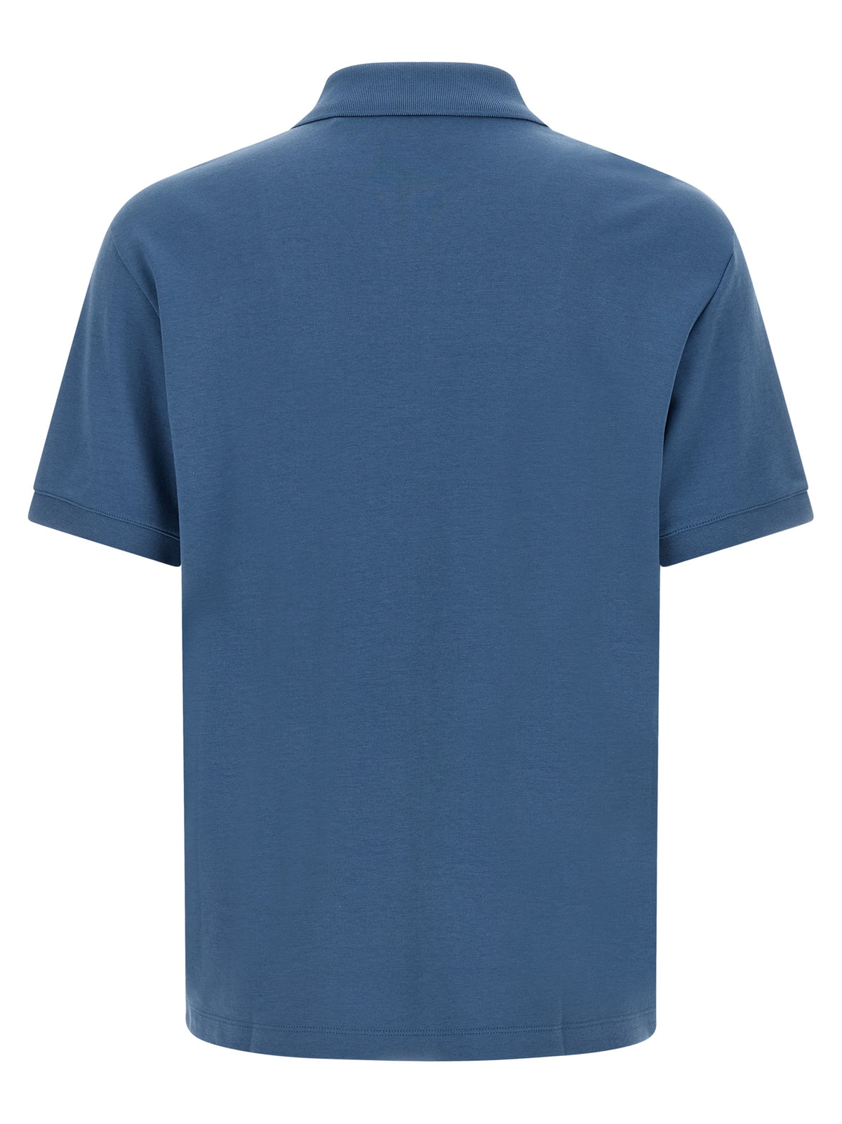 Hugo Boss Blaues Baumwoll-Polohemd