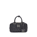 Miu Miu Schwarze Kalbsleder Bos Taurus Handtasche