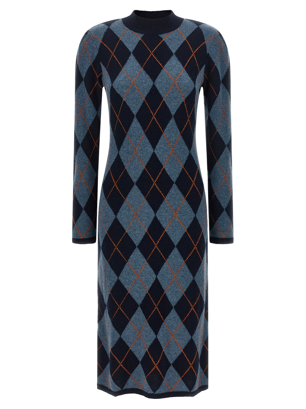 Twinset Orange Viskose Freizeitkleid