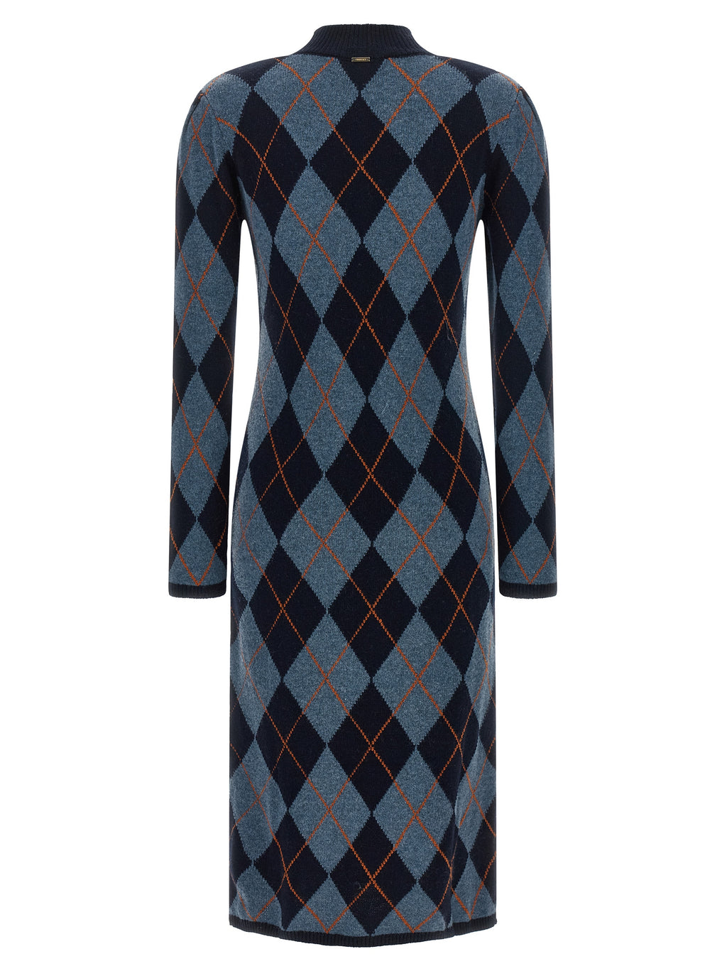 Twinset Orange Viskose Freizeitkleid