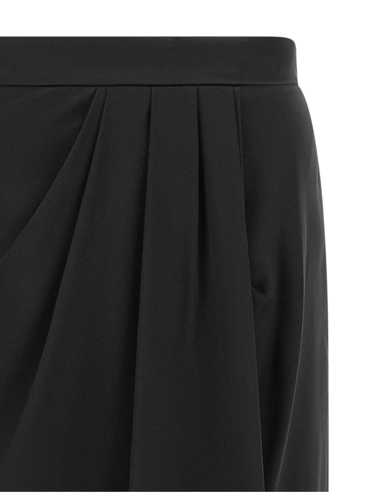 Max Mara Schwarzer Minirock aus Seide