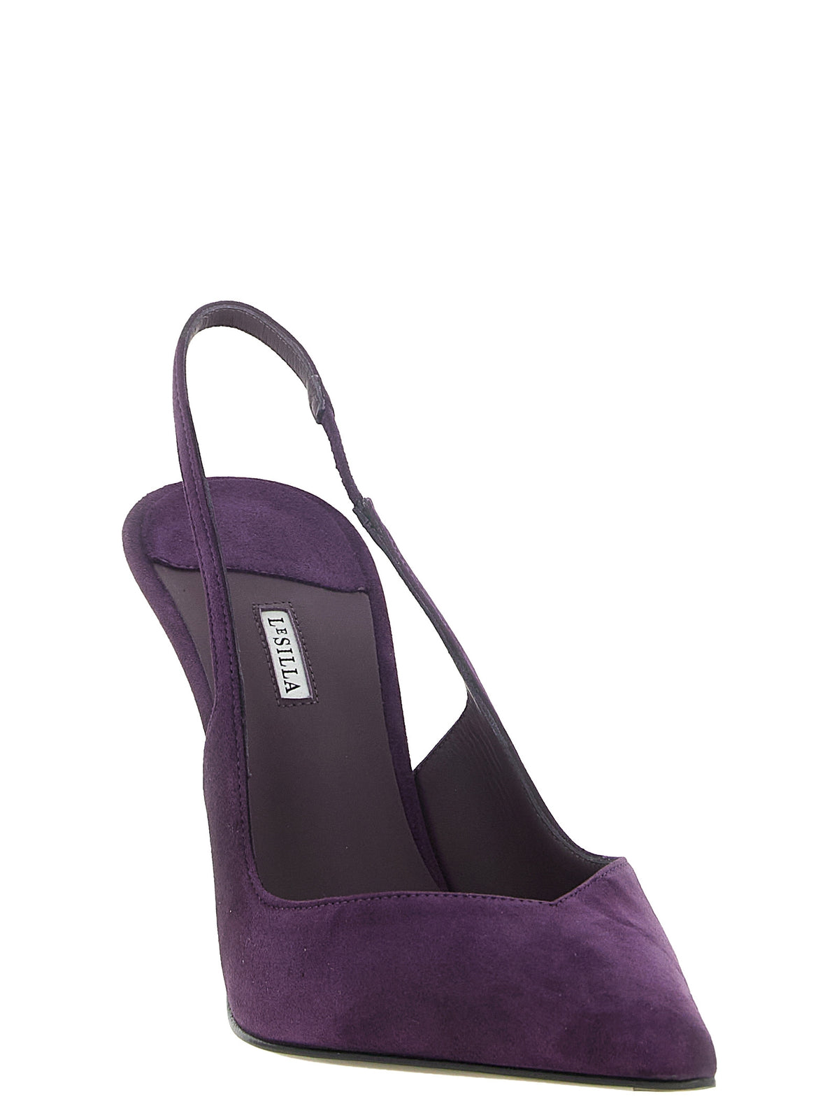 LE SILLA Lila Pumps aus Lammleder mit hohem Absatz