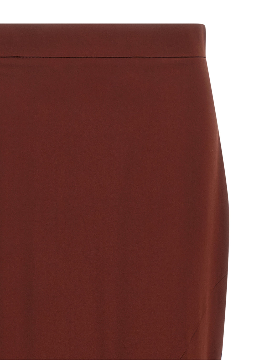 Max Mara Brauner Seiden-Minirock