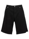 Dolce & Gabbana Schwarze Baumwoll-Bermudashorts