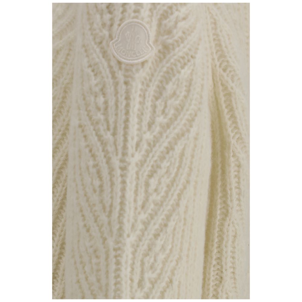 Moncler Beige Wollpullover Oves Aries Rollkragenpullover