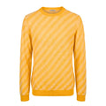 Malo Orange Leinenpullover Herren