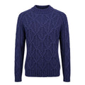 Malo Blauer Baumwollpullover für Herren