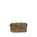Valentino Garavani Braune Napa Leder / Kalbsleder Schultertasche
