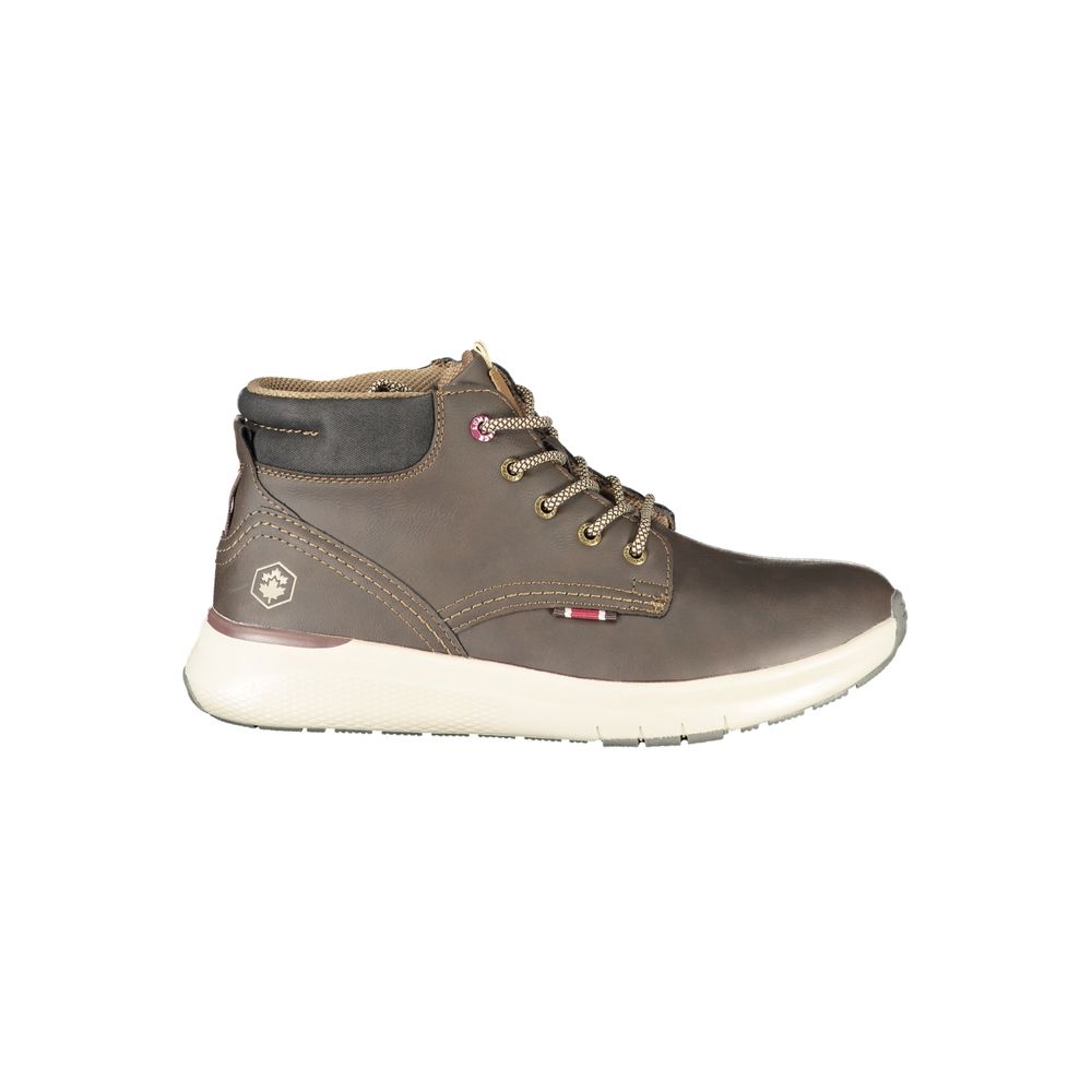 Lumberjack Brauner Polyester-Stiefelette