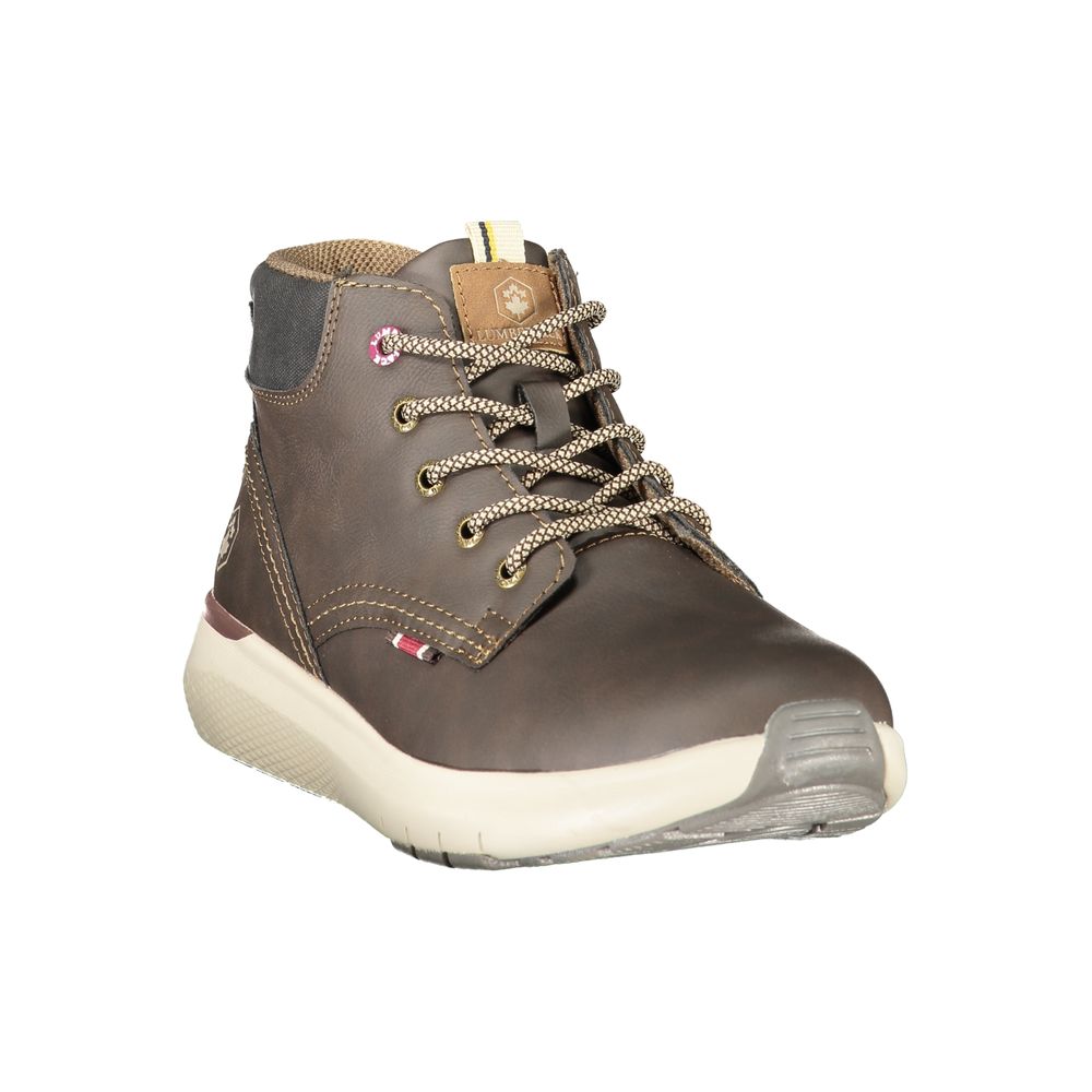Lumberjack Brauner Polyester-Stiefelette