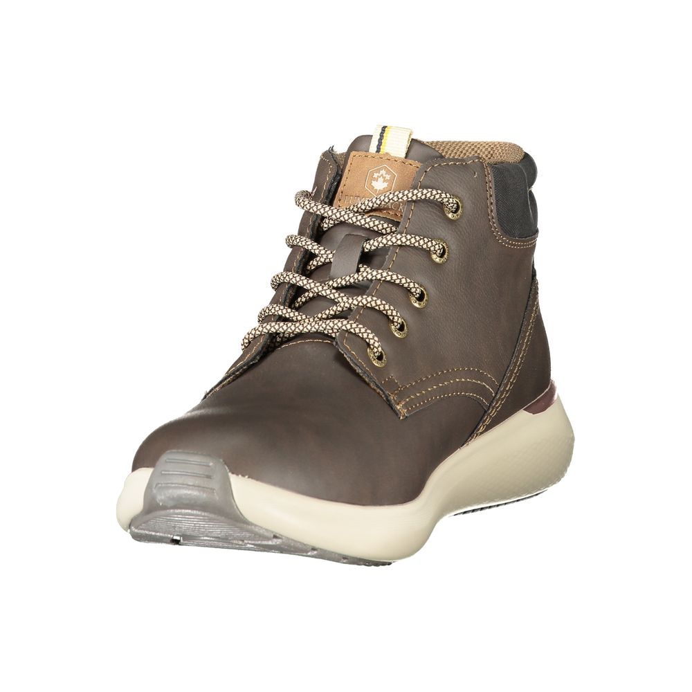 Lumberjack Brauner Polyester-Stiefelette