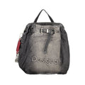 Desigual Schwarzer Baumwoll-Rucksack für Damen
