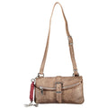 Desigual Braune Damenhandtasche aus Polyurethan