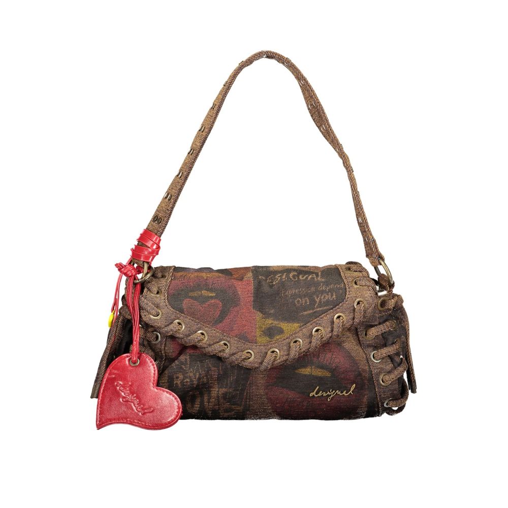 Desigual Braune Baumwolltasche für Damen