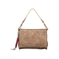 Desigual Braune Damenhandtasche aus Polyurethan
