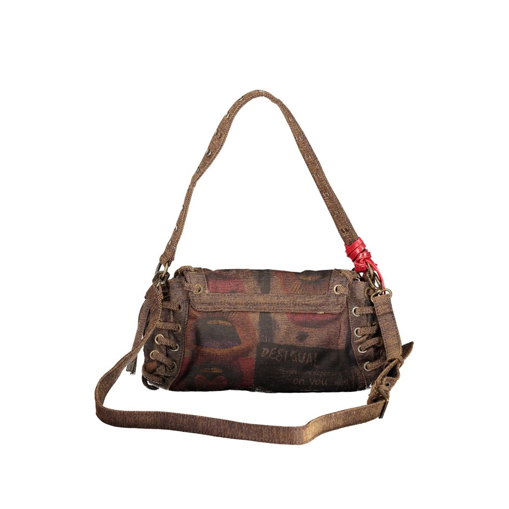 Desigual Braune Baumwolltasche für Damen