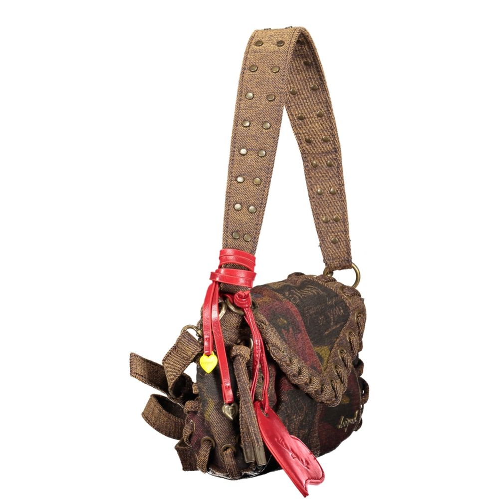 Desigual Braune Baumwolltasche für Damen