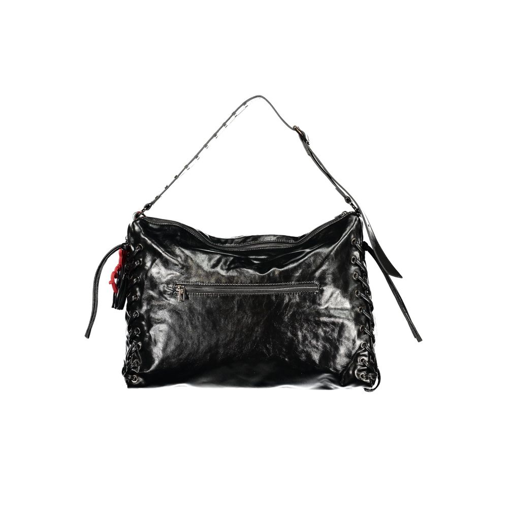 Desigual Schwarze Handtasche aus Polyethylen