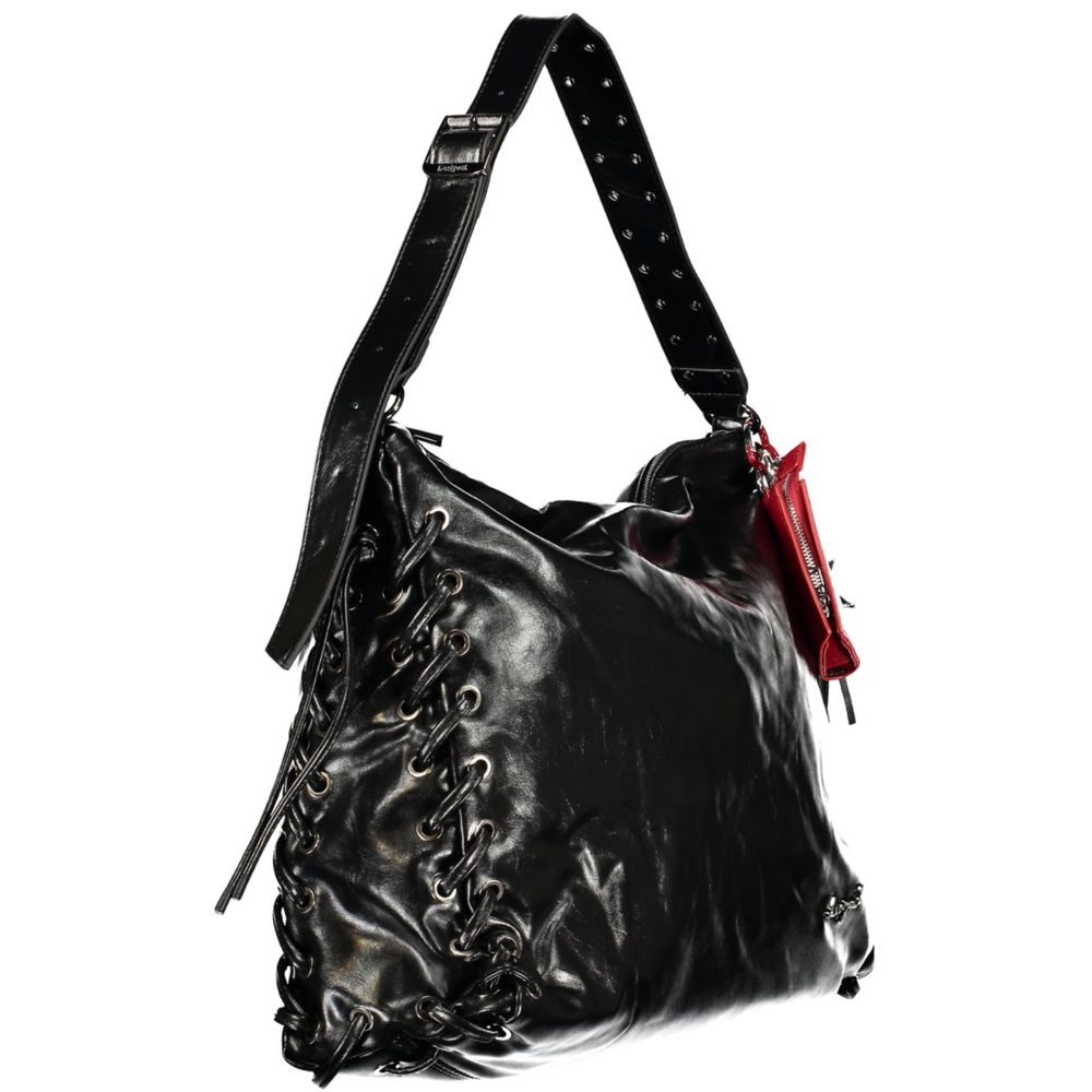 Desigual Schwarze Handtasche aus Polyethylen