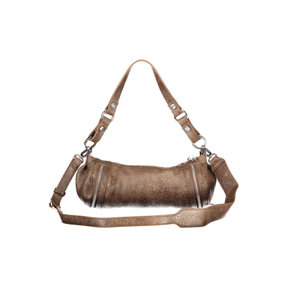 Desigual Damen-Tasche aus braunem Polyurethan