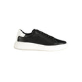 Calvin Klein Schwarzes Leder Herren Sneaker